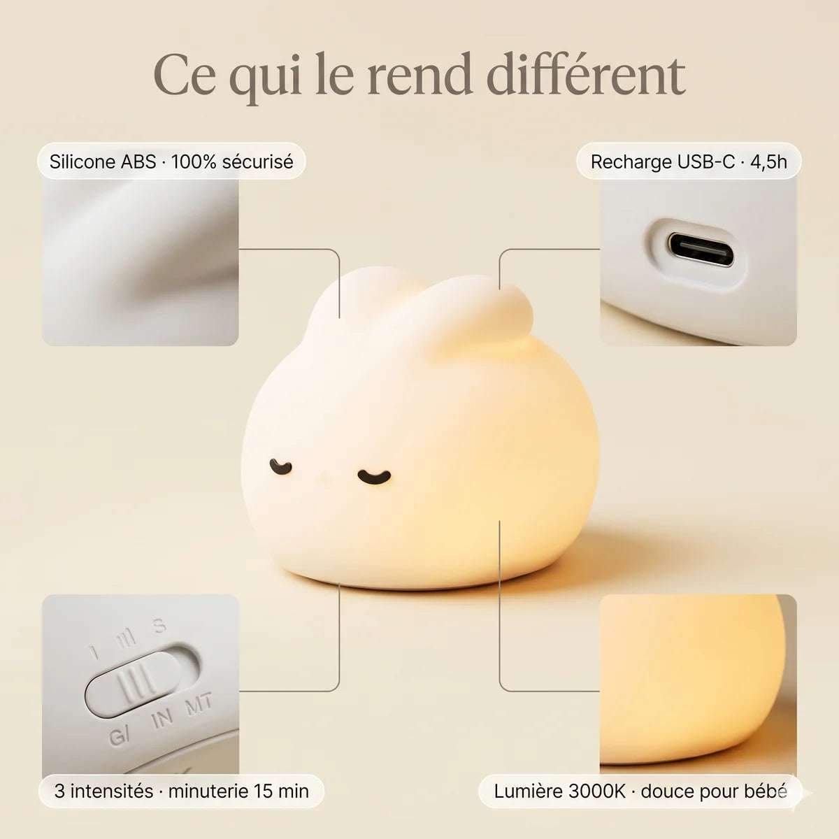 Nuit Douce™ - Pour les biberons sans réveiller la maison